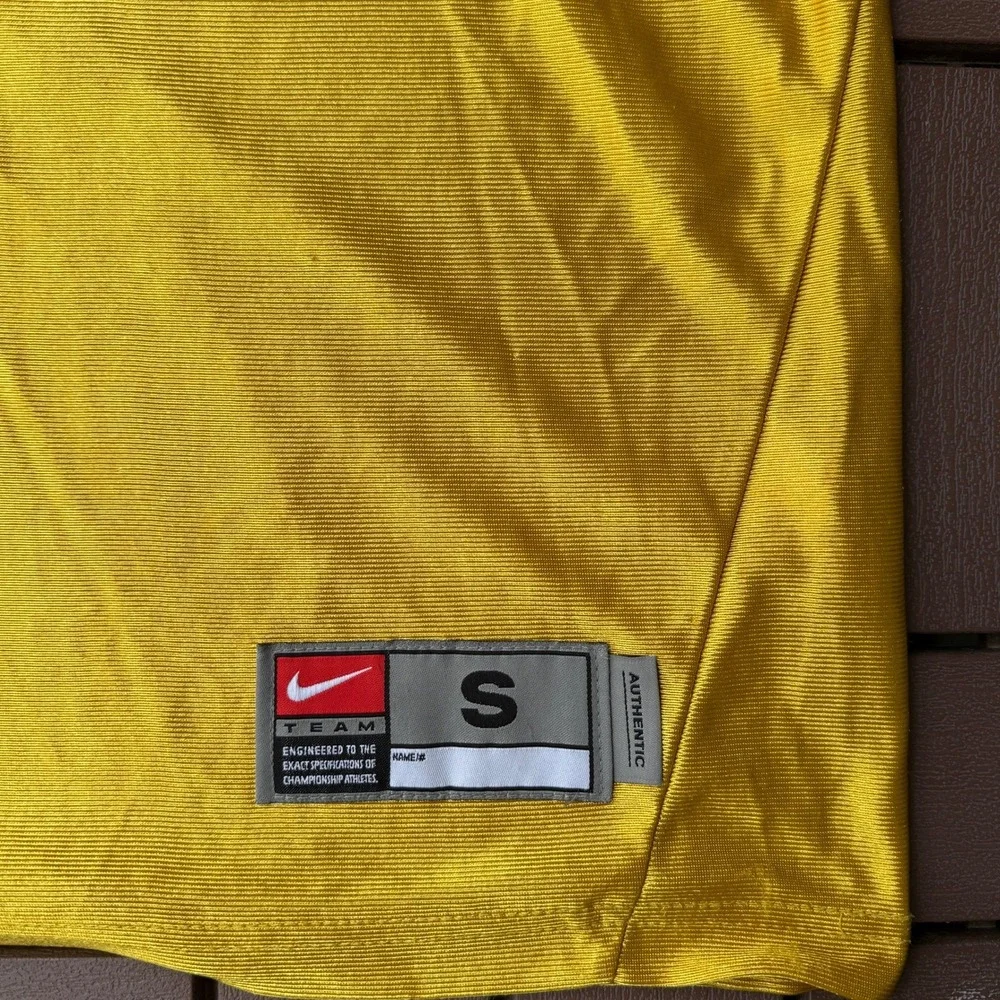 Nike Mizzou Missouri Tigers Football Jersey Mens Small #24 Gold‎ Football NCAA